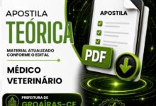 Apostila para Formação de Médico Veterinário – Groaíras, CE 2026: Conteúdos Essenciais Apostila para Formação de Médico Veterinário – Groaíras, CE 2026: Conteúdos Essenciais