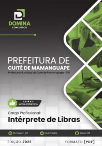 Apostila para Intérpretes de Libras – Cuité de Mamanguape PB 2026