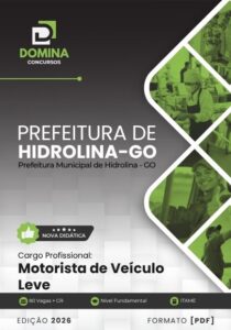 Apostila para Motorista de Veículos Leves – Hidrolina GO 2026: Guia Completo