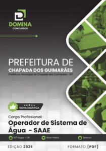 Apostila para Operador do Sistema de Água do SAAE – Chapada dos Guimarães/MT 2026