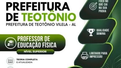 Apostila para Professores de Educação Física em Teotônio Vilela – AL 2026