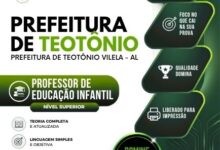 Apostila para Professores de Educação Infantil – Teotônio Vilela AL 2026 Apostila para Professores de Educação Infantil – Teotônio Vilela AL 2026