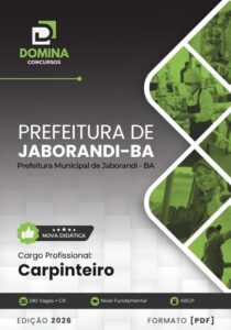 Descubra a Apostila Carpinteiro Jaborandi BA 2026: Aprenda e Construa Seu Futuro!