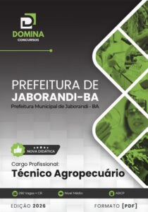 Descubra a Apostila Técnico Agropecuário de Jaborandi BA: Seu Guia para 2026!