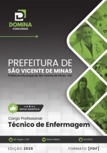 Descubra a Apostila Técnico de Enfermagem São Vicente de Minas MG 2026: O que há de novo?