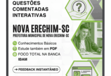 Domine as Provas com 500 Questões Comentadas: Preparação Nível Médio em Nova Erechim SC!