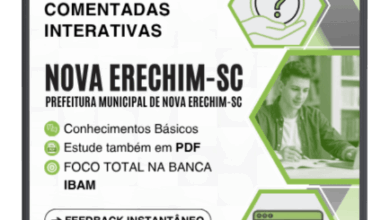 Domine as Provas com 500 Questões Comentadas: Preparação Nível Médio em Nova Erechim SC!
