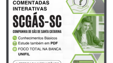 Domine o Concurso SCGÁS SC: 500 Questões Comentadas para o Nível Médio!