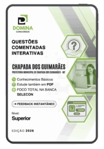 Mil Questões Comentadas para Concursos Nível Superior – Chapada dos Guimarães, MT