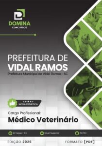 Transforme sua Carreira: Apostila Médico Veterinário Vidal Ramos SC 2026!