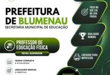 Transforme sua Carreira: Apostila Professor de Educação Física Blumenau SC 2026!