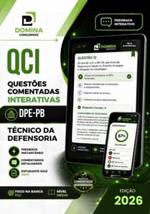 750 Questões Comentadas para o Concurso Técnico da Defensoria DPE-PB 2026