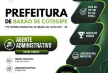Apostila Completa para Agente Administrativo – Barão de Cotegipe/RS 2026 Apostila Completa para Agente Administrativo – Barão de Cotegipe/RS 2026