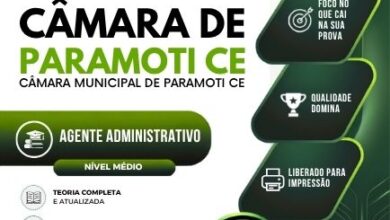 Apostila Completa para Agente Administrativo – Câmara de Paramoti-CE 2026 Apostila Completa para Agente Administrativo – Câmara de Paramoti-CE 2026