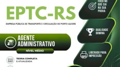 Apostila Completa para Agente Administrativo – EPTC Porto Alegre RS 2026