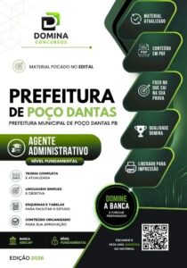 Apostila Completa para Agente Administrativo – Poço Dantas PB 2026