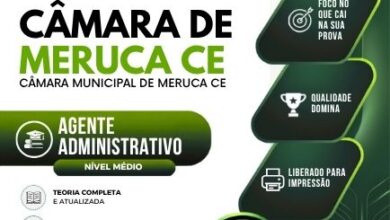 Apostila Completa para Agente Administrativo da Câmara de Meruoca – CE 2026 Apostila Completa para Agente Administrativo da Câmara de Meruoca – CE 2026