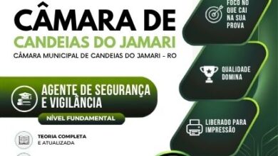 Apostila Completa para Agente de Segurança – Candeias do Jamari RO 2026