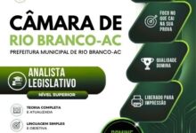 Apostila Completa para Analista Legislativo da Câmara de Rio Branco AC 2026