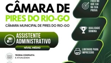 Apostila Completa para Assistente Administrativo – Câmara de Pires do Rio – 2026