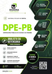 Apostila Completa para o Concurso de Analista da Defensoria DPE PB 2026