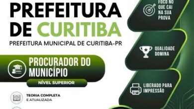 Apostila Completa para o Concurso de Procurador do Município de Curitiba PR 2026