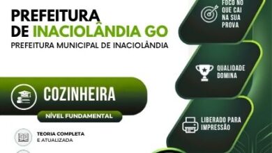 Apostila Cozinheira Inaciolândia GO 2026: Formação e Habilidades Culinárias Apostila Cozinheira Inaciolândia GO 2026: Formação e Habilidades Culinárias