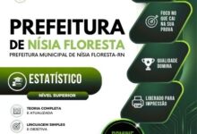 Apostila Estatística de Nísia Floresta RN: Guia Completo 2026