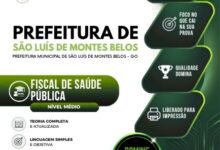 Apostila Fiscal de Saúde Pública – São Luís Montes Belos, GO: Edição 2026