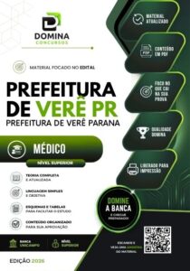 Apostila Médico Verê PR 2026: Conteúdo Atualizado para Concursos e Estudos