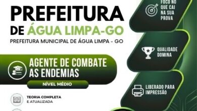 Apostila Oficial para Agente de Combate às Endemias – Água Limpa, GO 2026 Apostila Oficial para Agente de Combate às Endemias – Água Limpa, GO 2026
