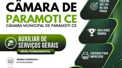 Apostila Para Auxiliar de Serviços Gerais – Câmara de Paramoti CE 2026