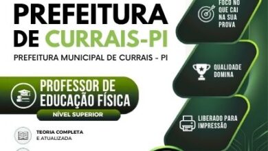 Apostila Professor de Educação Física – Currais, PI: Guia Completo 2026