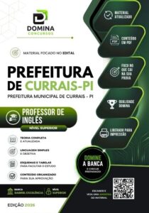 Apostila Profissional de Inglês para Professores – Currais PI 2026