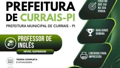 Apostila Profissional de Inglês para Professores – Currais PI 2026