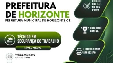 Apostila Profissional de Técnico em Segurança do Trabalho para Horizonte-CE 2026