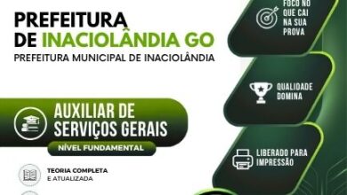 Apostila Profissional para Auxiliar de Serviços Gerais – Inaciolândia GO 2026