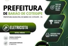 Apostila Profissional para Eletricistas – Barão de Cotegipe, RS 2026