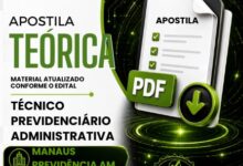 Apostila Técnica Previdenciária Administrativa MANAUSPREV AM: Guia 2026 Apostila Técnica Previdenciária Administrativa MANAUSPREV AM: Guia 2026