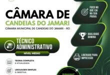 Apostila Técnico Administrativo – Leves Candeias do Jamari RO 2026: Conteúdo Completo