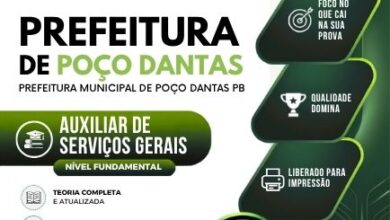 Apostila de Capacitação: Auxiliar de Serviços Gerais – Poço Dantas PB 2026 Apostila de Capacitação: Auxiliar de Serviços Gerais – Poço Dantas PB 2026