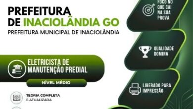 Apostila de Eletricista de Manutenção Predial – Inaciolândia GO 2026 Apostila de Eletricista de Manutenção Predial – Inaciolândia GO 2026