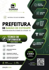 Apostila de Formação em Enfermagem – Barão de Cotegipe RS 2026: Conteúdo Completo