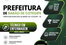 Apostila de Formação em Enfermagem – Barão de Cotegipe RS 2026: Conteúdo Completo Apostila de Formação em Enfermagem – Barão de Cotegipe RS 2026: Conteúdo Completo