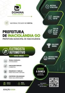 Apostila de Formação para Eletricista Automotivo – Inaciolândia, GO 2026