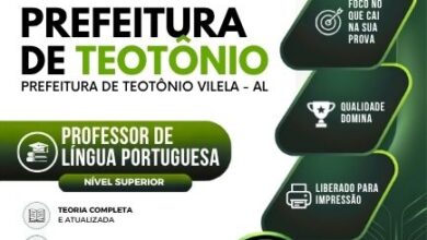 Apostila de Português para Professores – Teotônio Vilela AL 2026