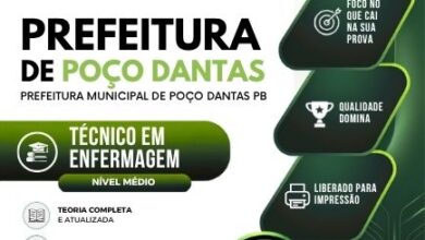 Apostila de Técnicas de Enfermagem para o Concurso SMS Poço Dantas PB 2026 Apostila de Técnicas de Enfermagem para o Concurso SMS Poço Dantas PB 2026