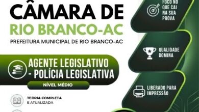 Apostila do Agente Legislativo – Polícia Legislativa Câmara de Rio Branco AC 2026