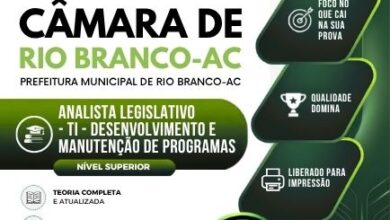 Apostila do Analista de TI: Desenvolvimento e Manutenção de Programas – Câmara Rio Branco AC 2026 Apostila do Analista de TI: Desenvolvimento e Manutenção de Programas – Câmara Rio Branco AC 2026