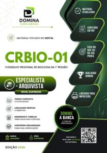 Apostila do Especialista Arquivista – CRBIO 1 – Edição 2026